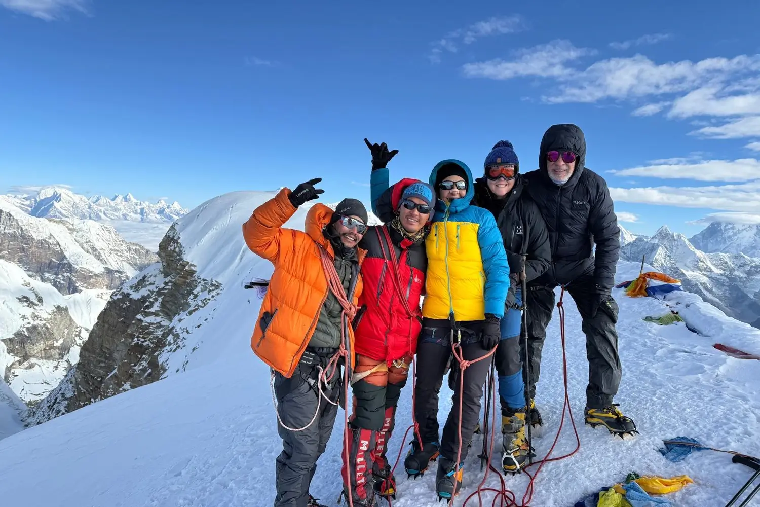 Climbing Guide in Mera Peak with Group