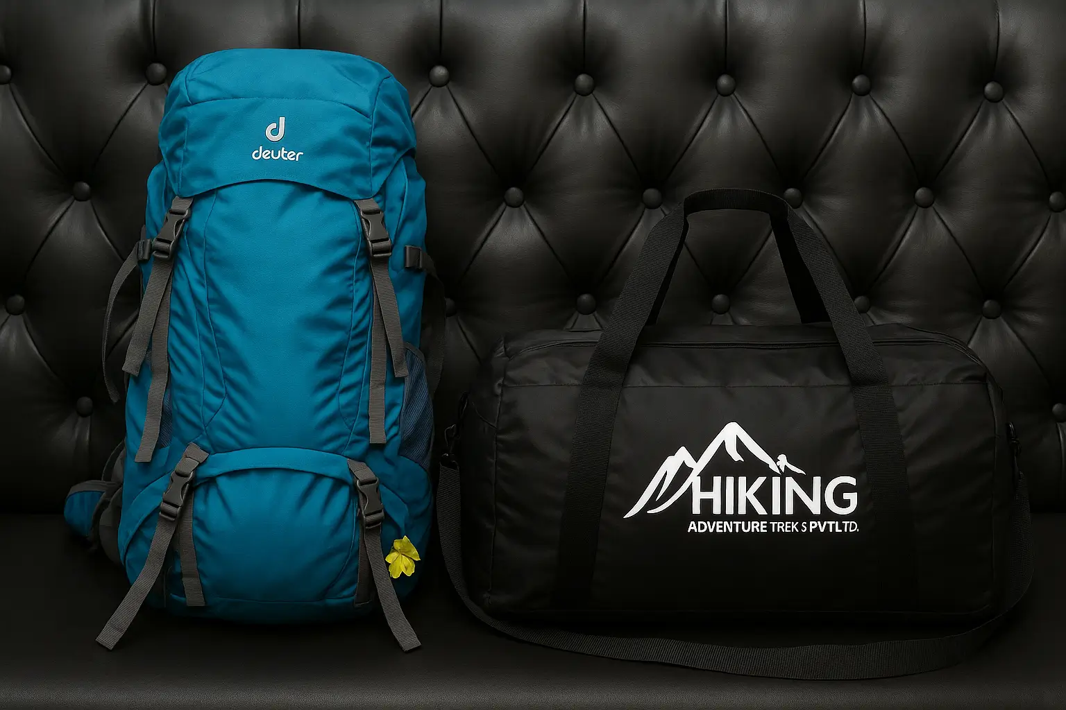 Duffel bag and day pack