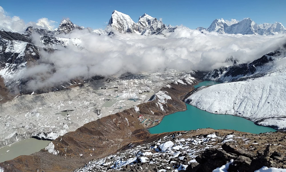 Everest Region View covering all EBC Treks, Gokyo & Everest Three Passes Trek